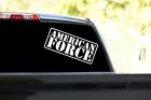 American Force Decal [No Background] Any Color Large AMERICAN FORCE STICKER - Write in Order Notes [24